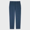 Paul Smith A Suit To Travel In - Women's Petrol Blue Slim-fit Wool Trousers Green In Green