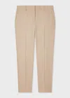 Paul Smith A Suit To Travel In - Women's Stone Slim-fit Wool Trousers Brown In Neutral