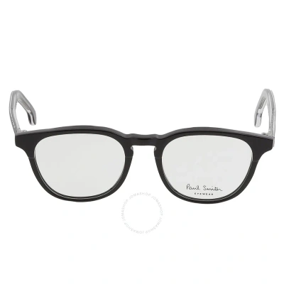 Paul Smith Abbott Demo Oval Ladies Eyeglasses Psop001v2 001 46 In Black / Ink