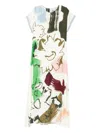 Paul Smith Abstract-print Dress In Multi