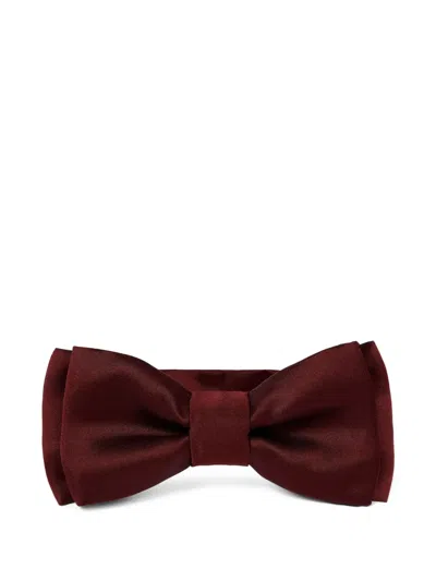 Paul Smith Adjustable Bow Tie In Brown