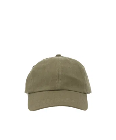 Paul Smith Adjustable Linen Baseball Cap In No