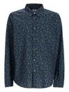 Paul Smith All-over Print Cotton Shirt In Brown