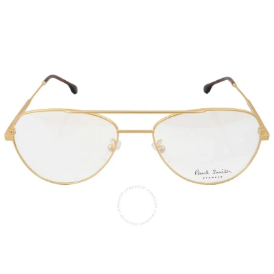Paul Smith Angus Demo Pilot Unisex Eyeglasses Psop006v1 004 55 In Gold