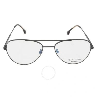 Paul Smith Angus Demo Pilot Unisex Eyeglasses Psop006v1 005 55 In Black