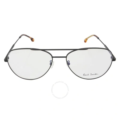 Paul Smith Angus Demo Pilot Unisex Eyeglasses Psop006v2 005 58 In Black