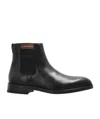 Paul Smith Black Leather Lansing Signature Stripe Chelsea Boots In Black