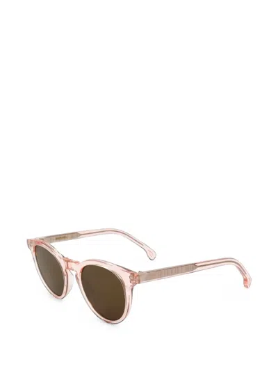 Paul Smith Archer Round-frame Sunglasses In Brown