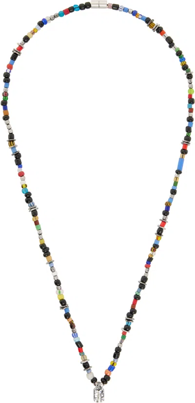 Paul Smith Artist Bead Necklace In Multi