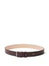 Paul Smith Artist Stripe Belt In Brown