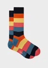 Paul Smith Sunny Stripe Sock In Multicolour