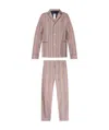 Paul Smith Artist Stripe Cotton Pajamas In Nude