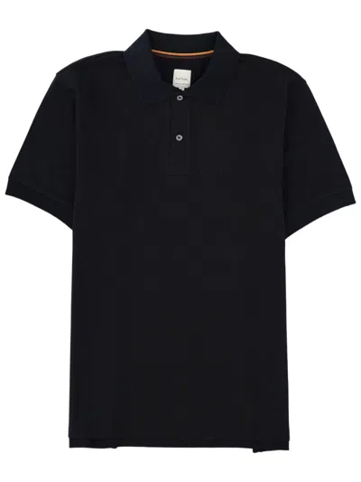 Paul Smith Artist Stripe Cotton Polo Shirt In Blue