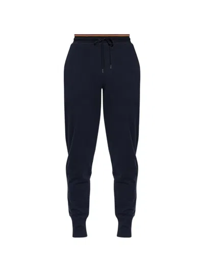 Paul Smith Artist Stripe Cotton Sweatpants In Navy