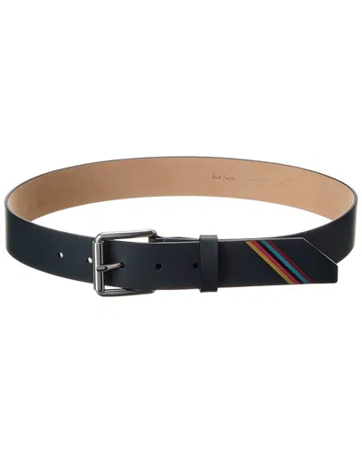 Paul Smith Artist Stripe Leather Belt