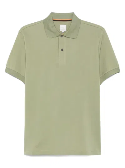 Paul Smith Artist-stripe Polo Shirt In Green