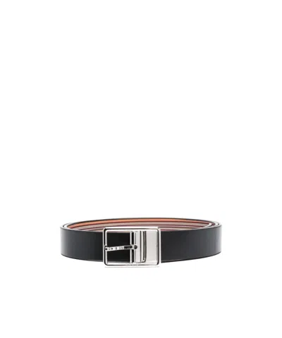 PAUL SMITH PAUL SMITH ARTIST STRIPE REVERSIBLE BELT