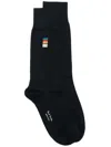 Paul Smith Artist-stripe Socks In Blue