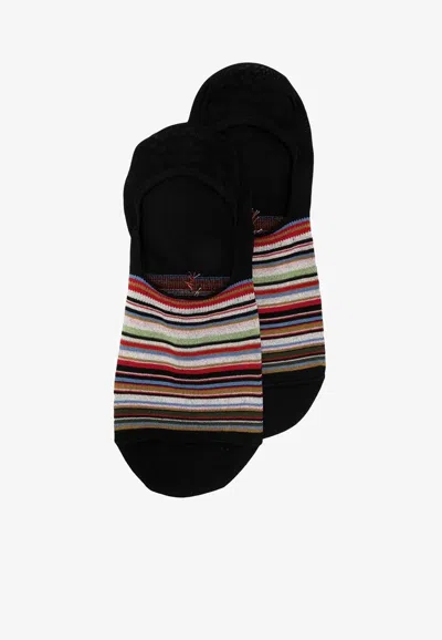 Paul Smith Artist Stripe Socks In Multicolor