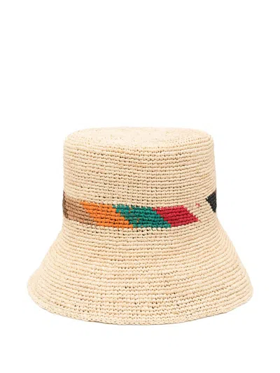 PAUL SMITH PAUL SMITH ARTIST-STRIPE SUN HAT