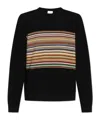 Paul Smith Artist-stripe Sweater In Black