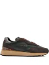 Paul Smith Aston Striped-panel Leather Trainers In Multi