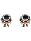 Paul Smith Silver Cufflinks In Copper Zinc In Black