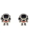 Paul Smith Silver Cufflinks In Copper Zinc In Black