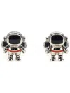 Paul Smith Silver Cufflinks In Copper Zinc In Black