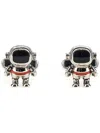 Paul Smith Silver Cufflinks In Copper Zinc In Black