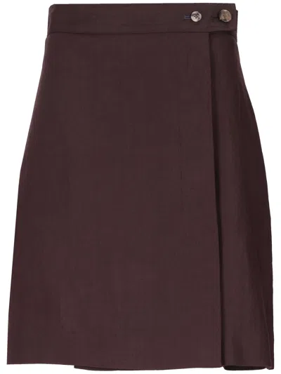 Paul Smith Womens Skirt In Brown