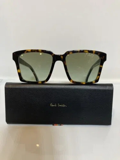 Pre-owned Paul Smith Austin V1 Havana Acetate Mens Sunglasses 55mm