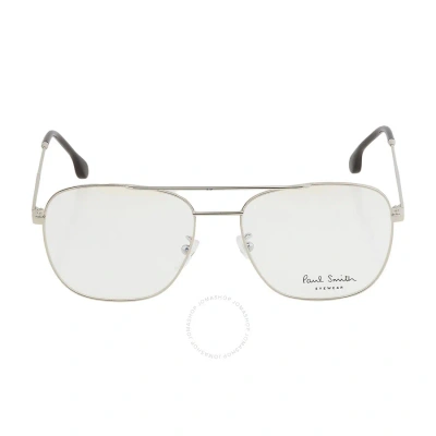 Paul Smith Avery Demo Pilot Unisex Eyeglasses Psop007v1 001 56 In Silver