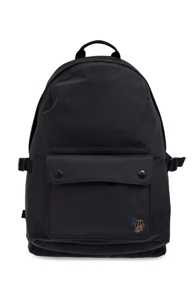 Paul Smith Backpack With Logo In Blue