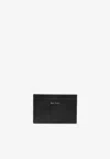 Paul Smith Balloon Mount Fuji Print Leather Cardholder In Multicolor