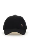 Paul Smith Zebra-logo Baseball Cap In Black