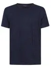 Paul Smith 3-pack Crew Neck T-shirts For Men In Blue