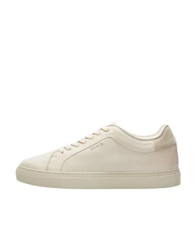 Paul Smith Basso Leather Trainers In Nude