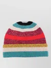 Paul Smith Striped-knit Beanie Hat In Multi