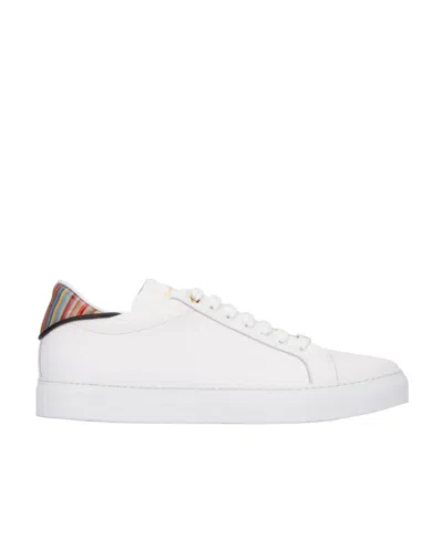 Paul Smith Beck Lace-up Leather Sneakers In White