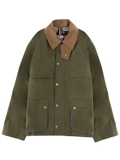 Paul Smith Bedale  X Barbour Jacket In Green