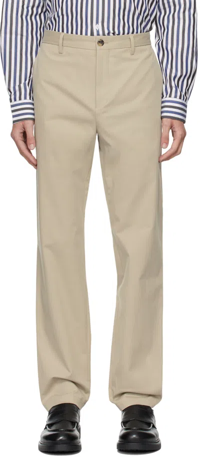 Paul Smith Beige Fine Trousers In 63a -