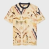 Paul Smith Cotton Lumiere Print T-shirt In Brown