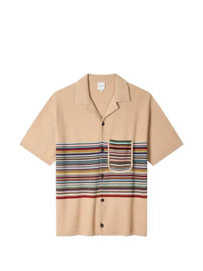 Paul Smith Polo Shirt Men Color Burnt In Brown