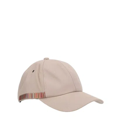 Paul Smith Beige Solid Baseball Hat