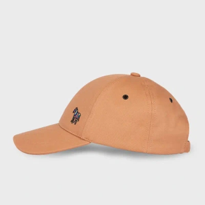 Paul Smith Beige Zebra Logo Baseball Cap Brown