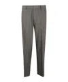 Paul Smith Tailored Trousers With Front Crease And Belt Loops In Black
