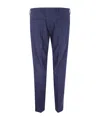 Paul Smith Belt Loop Casual Pants In Blue