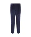 Paul Smith Mens Pleated Trouser In Blue
