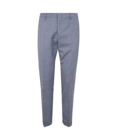 Paul Smith Belt-loop Casual Pants In Gray